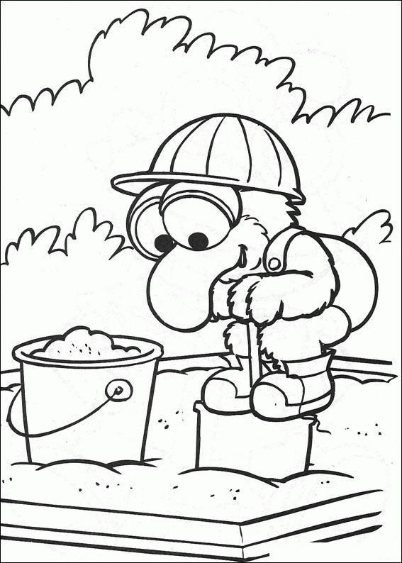 Muppets baby coloring pages