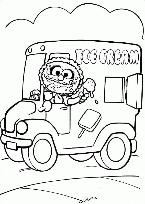 Muppets baby coloring pages