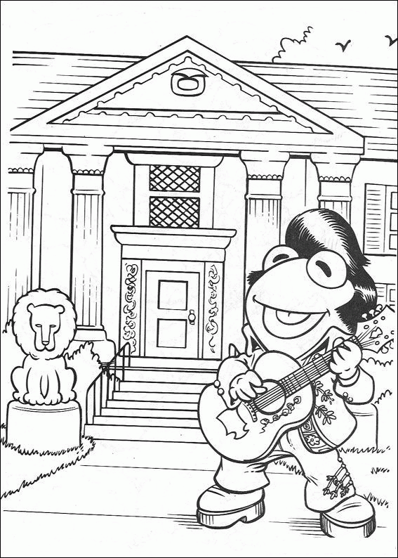 Muppets baby coloring pages