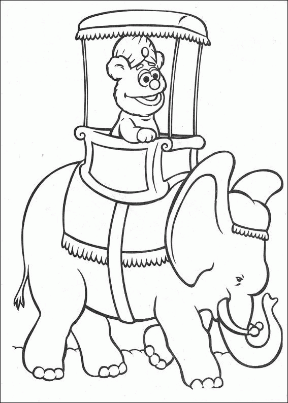 Muppets baby coloring pages