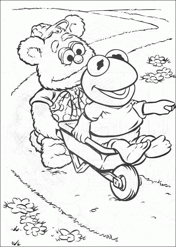 Muppets baby coloring pages