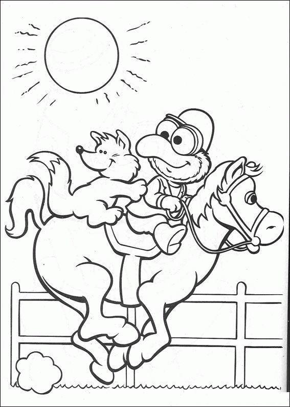 Muppets baby coloring pages