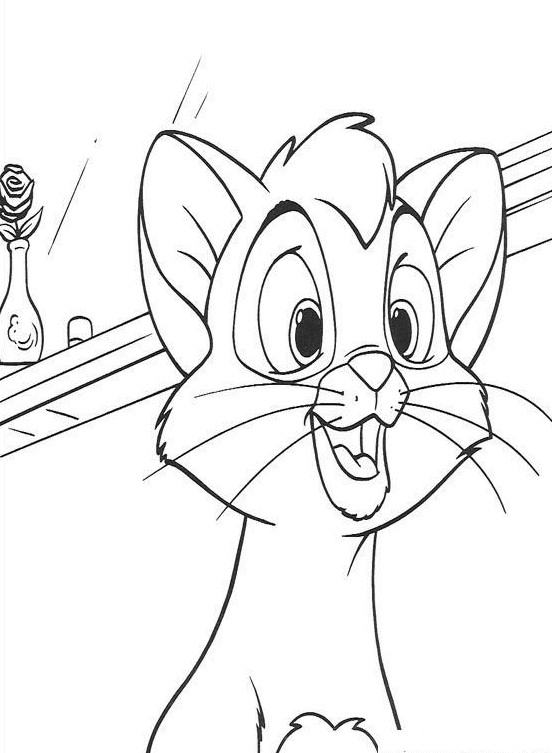 Oliver and company coloring pages