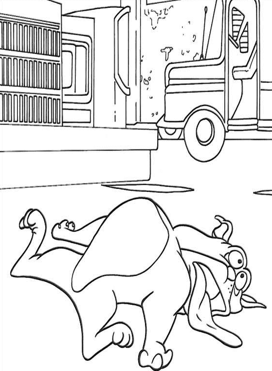 Oliver and company coloring pages