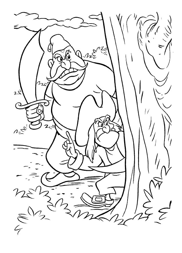 Peterpan coloring pages