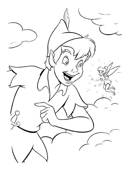 Peterpan coloring pages