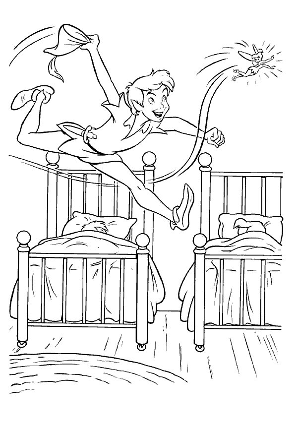 Peterpan coloring pages