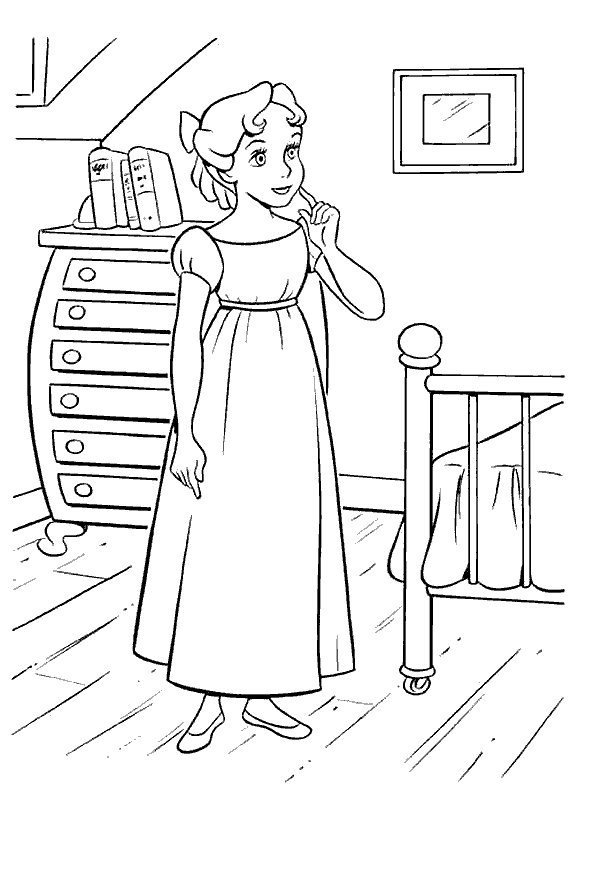 Peterpan coloring pages