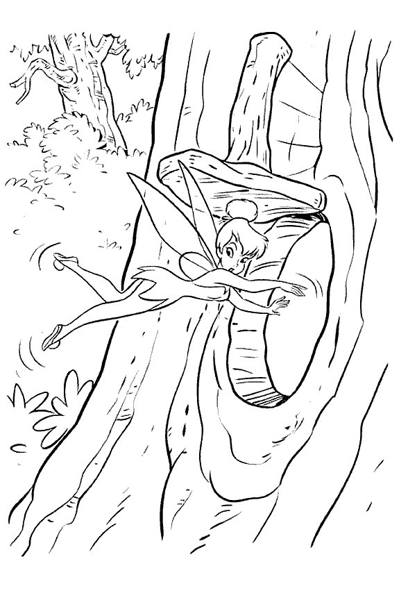 Peterpan coloring pages