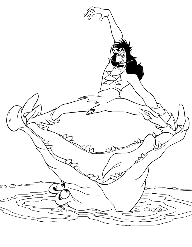 Peterpan coloring pages