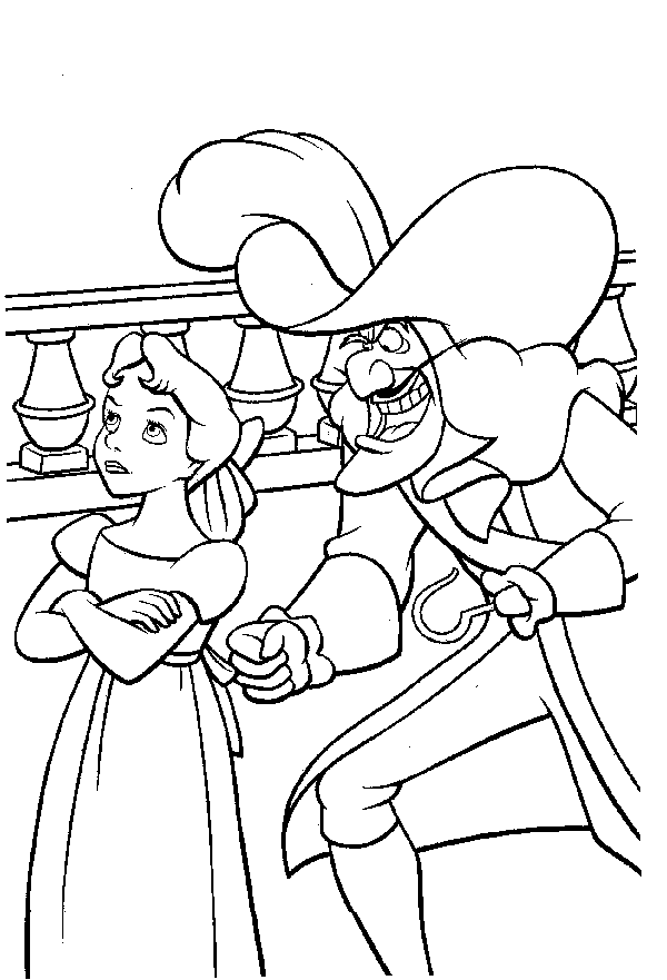 Peterpan coloring pages