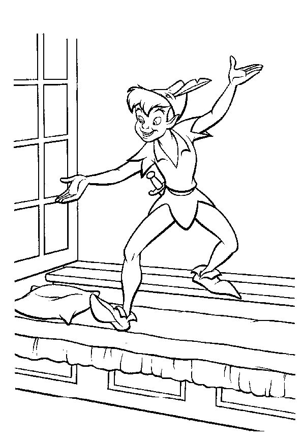 Peterpan coloring pages