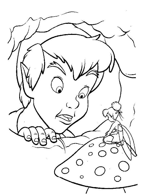 Peterpan coloring pages