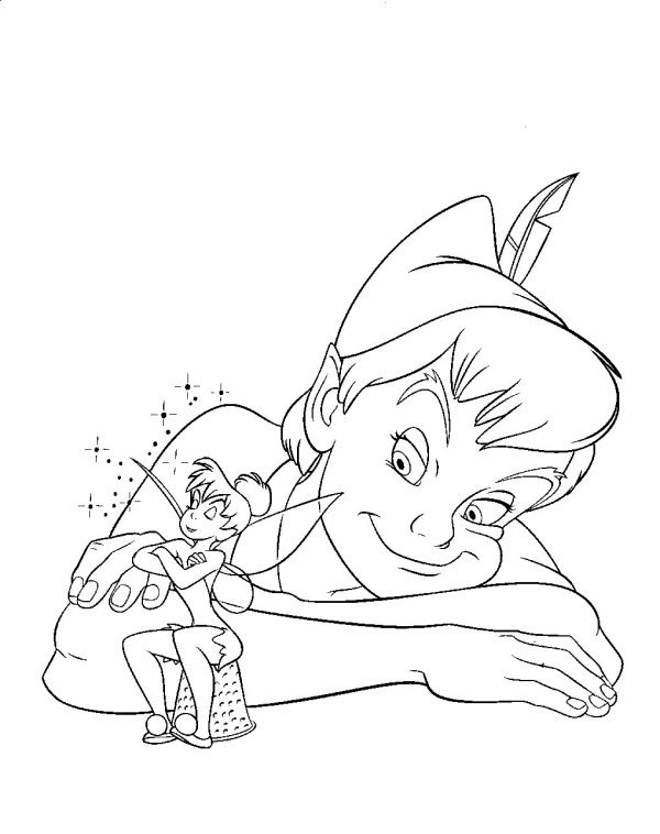 Peterpan coloring pages