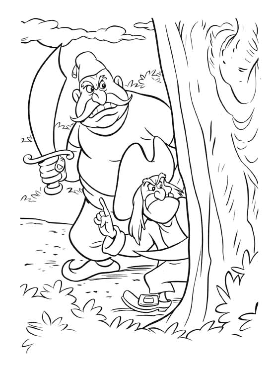 Peterpan coloring pages