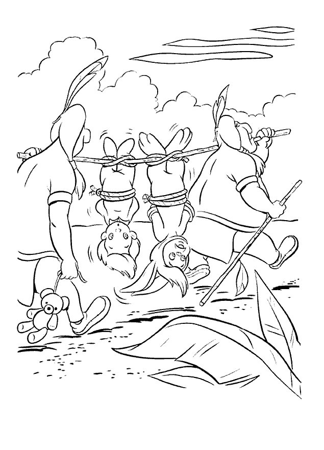 Peterpan coloring pages