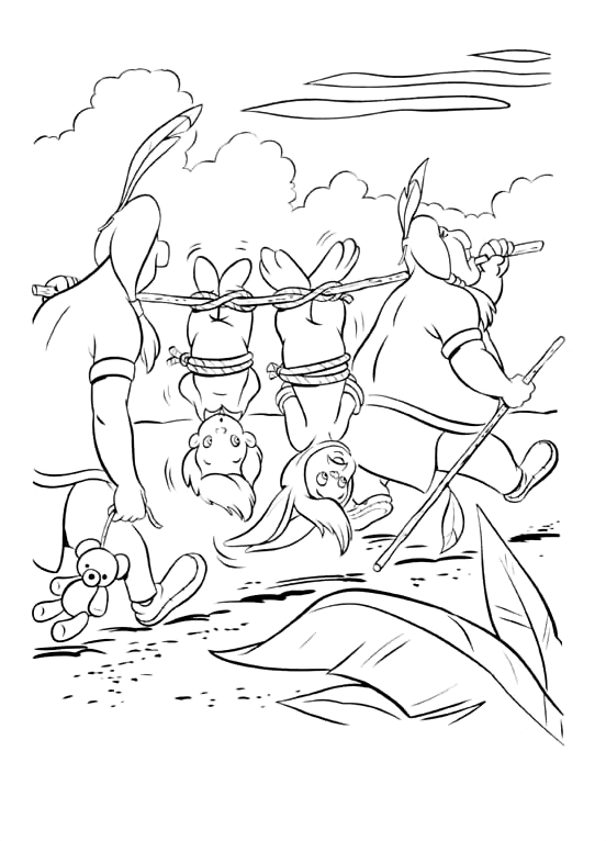 Peterpan coloring pages