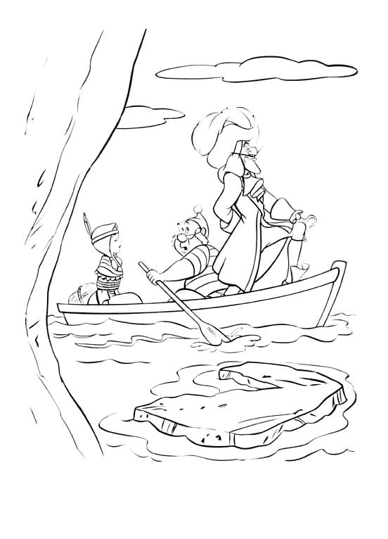 Peterpan coloring pages