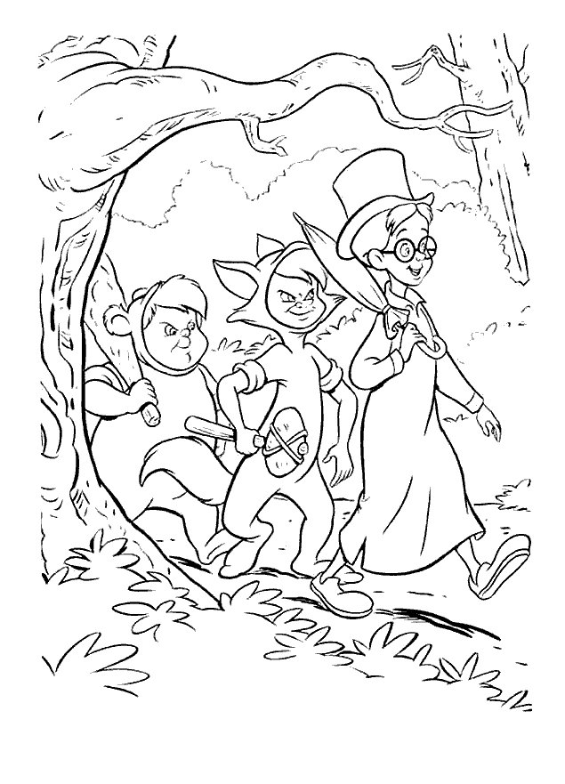 Peterpan coloring pages