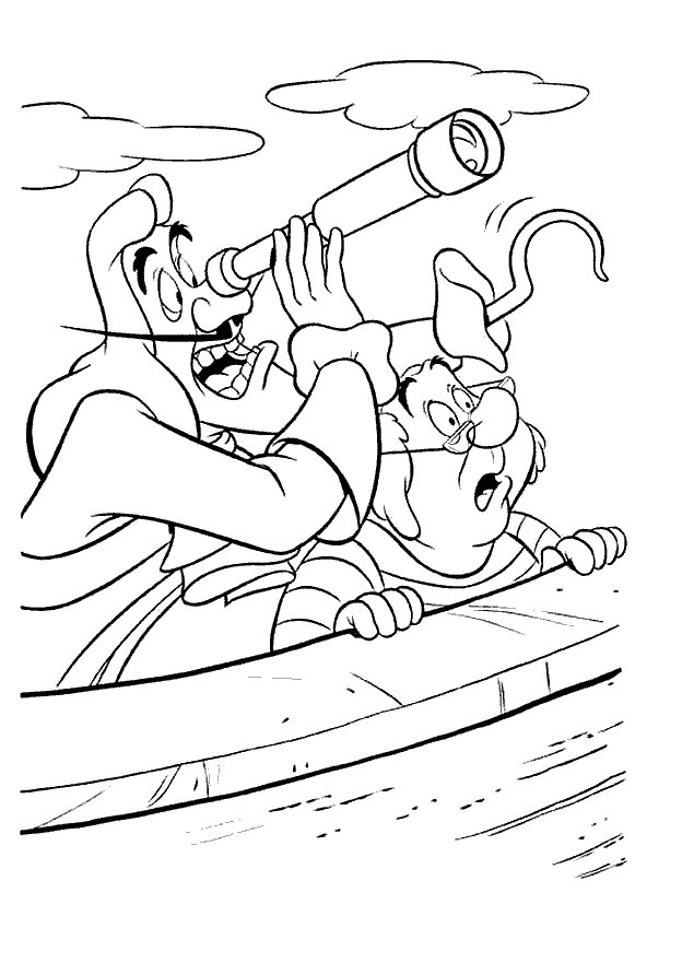 Peterpan coloring pages