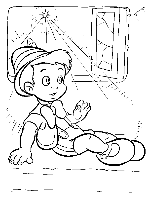 Pinocchio coloring pages