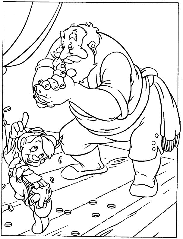 Pinocchio coloring pages