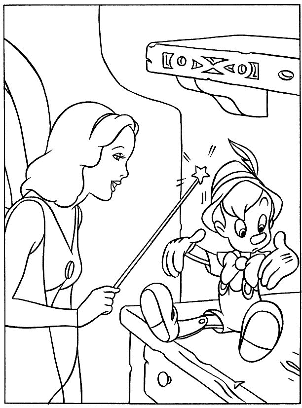 Pinocchio coloring pages