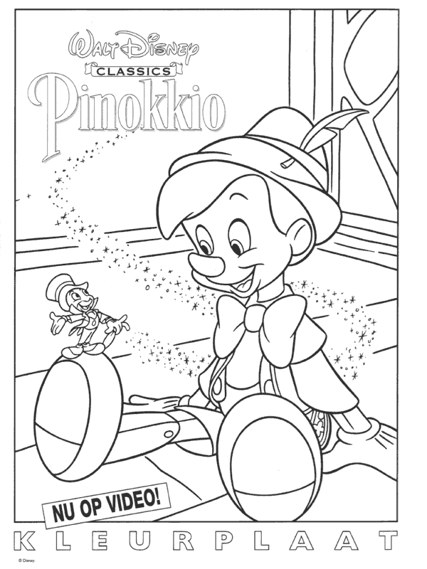 Pinocchio coloring pages