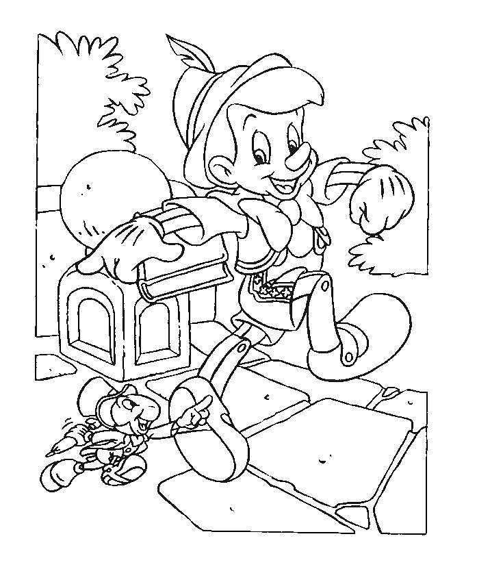 Pinocchio coloring pages