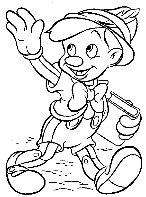 Pinocchio coloring pages