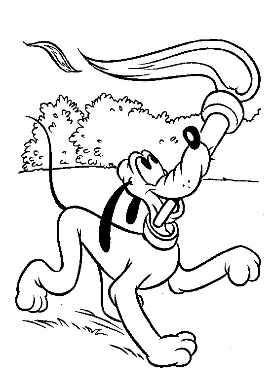 Pluto coloring pages