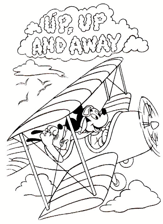 Pluto coloring pages