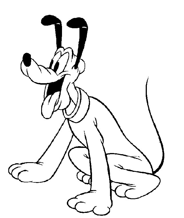 Pluto coloring pages