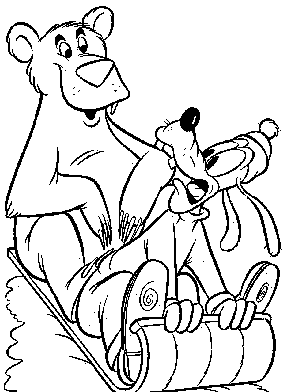 Pluto coloring pages