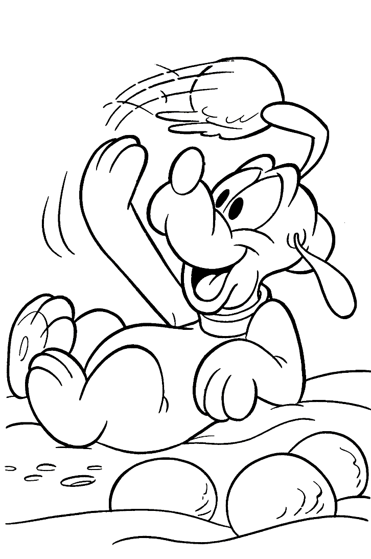 Pluto coloring pages