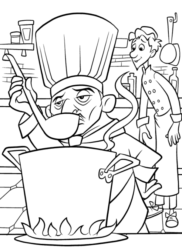 Ratatouille coloring pages