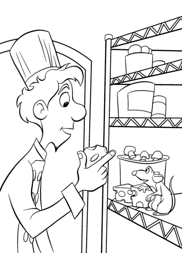 Ratatouille coloring pages