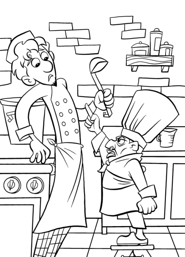 Ratatouille coloring pages