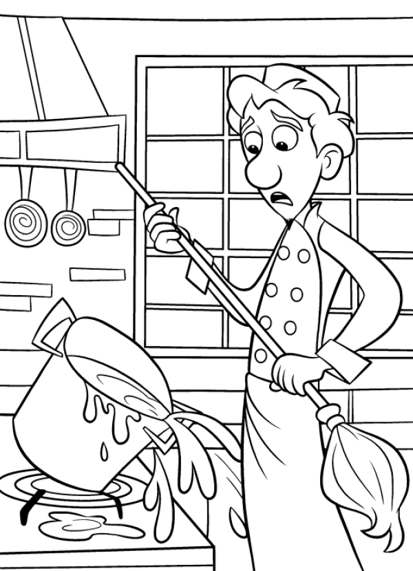 Ratatouille coloring pages