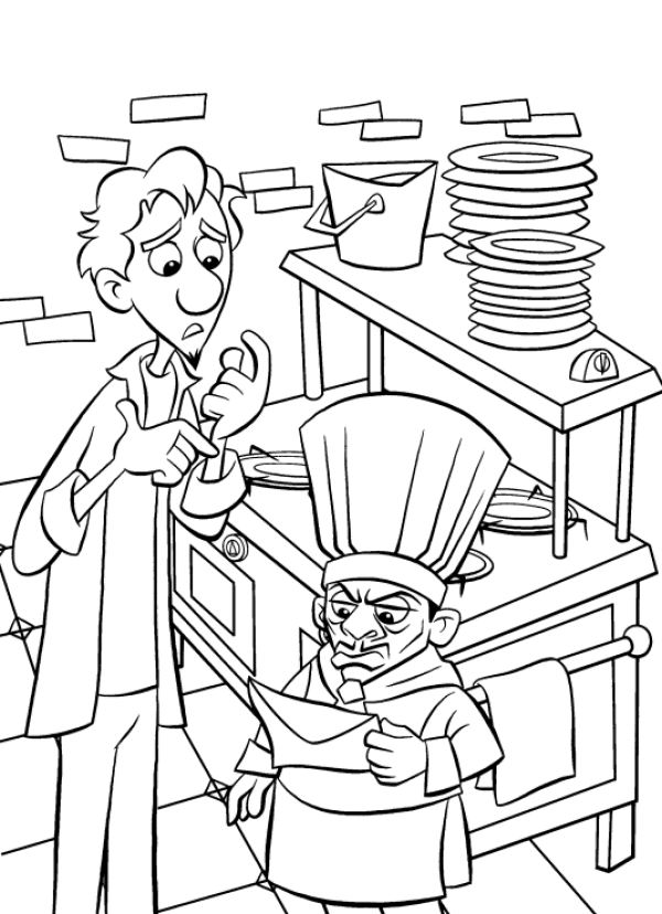 Ratatouille coloring pages