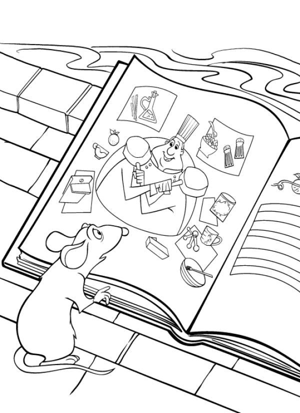 Ratatouille coloring pages