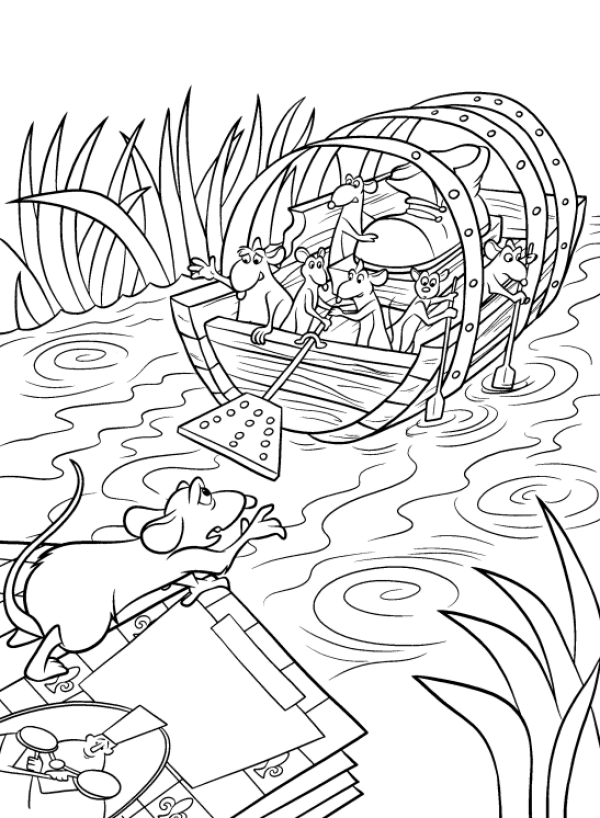 Ratatouille coloring pages