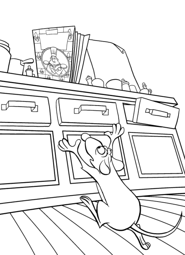 Ratatouille coloring pages