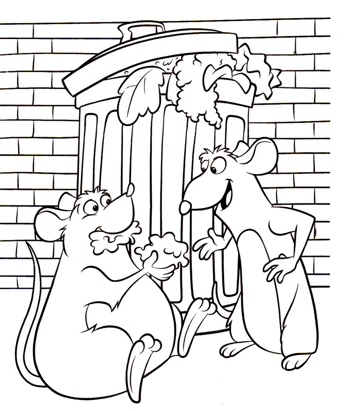 Ratatouille coloring pages