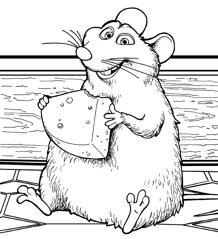 Ratatouille coloring pages