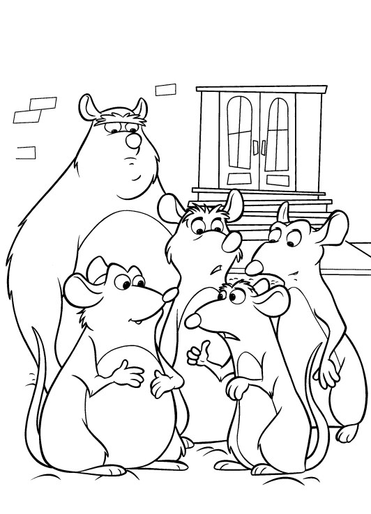 Ratatouille coloring pages