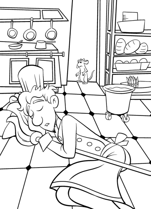 Ratatouille coloring pages