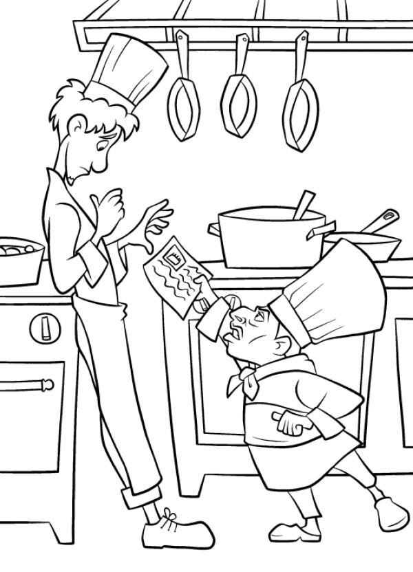 Ratatouille coloring pages