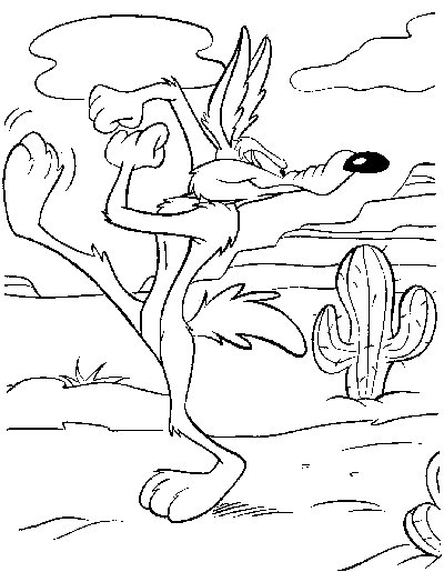 Road runner coloring pages