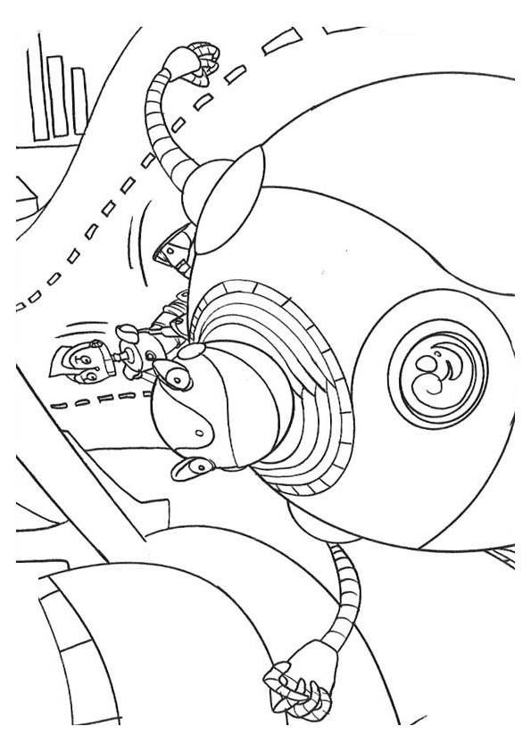 Robots coloring pages